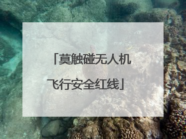 莫触碰无人机飞行安全红线